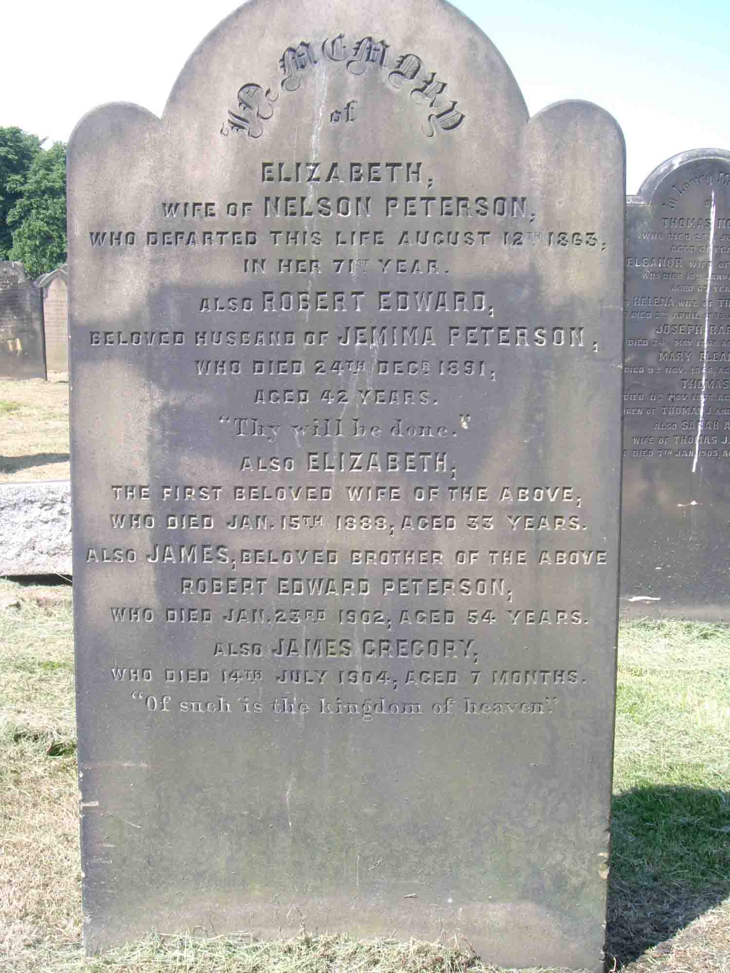Peterson & Gregory (A 477)